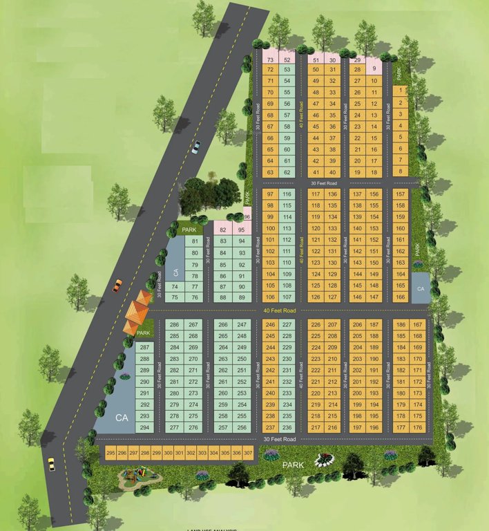  gardenia Layout Plan