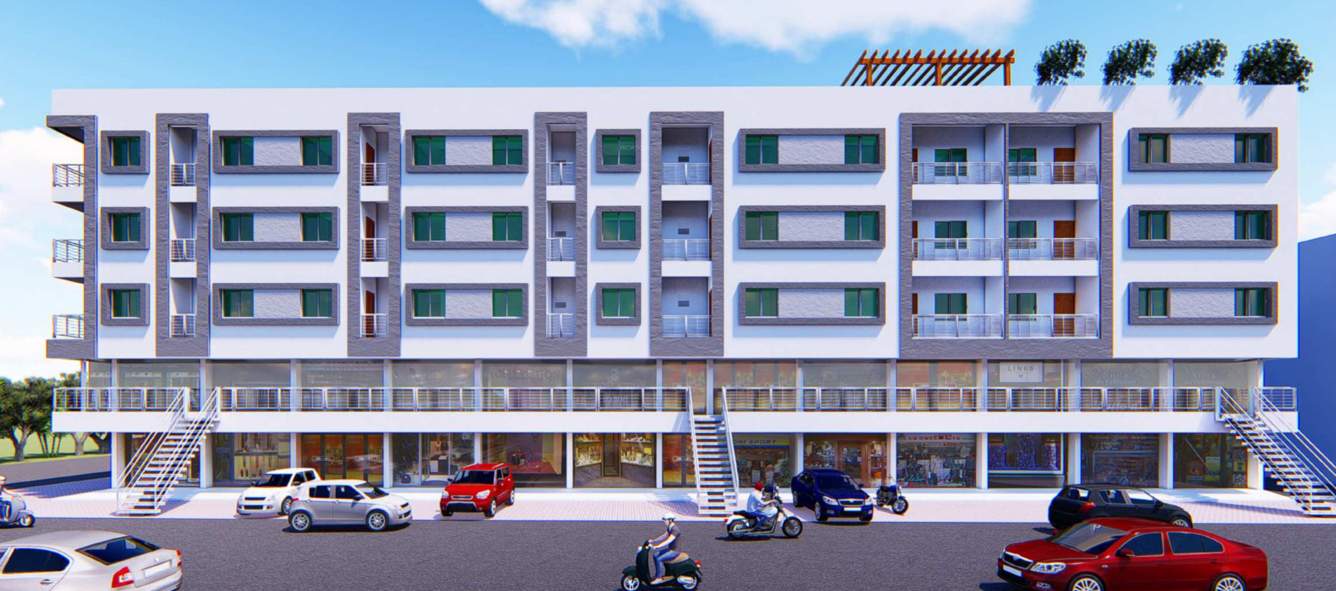  ambica residency Elevation