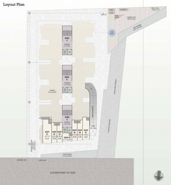  shyamal-lake-view Layout Plan