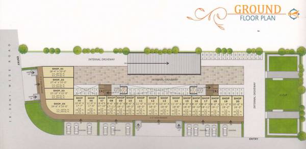  heights Block A Cluster Plan for ground Floor