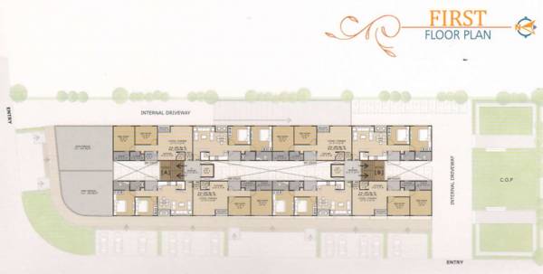  heights Block B Cluster Plan for 1st Floor