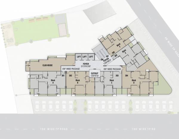  avenue Aayat Avenue Cluster Plan for 3rd Floor