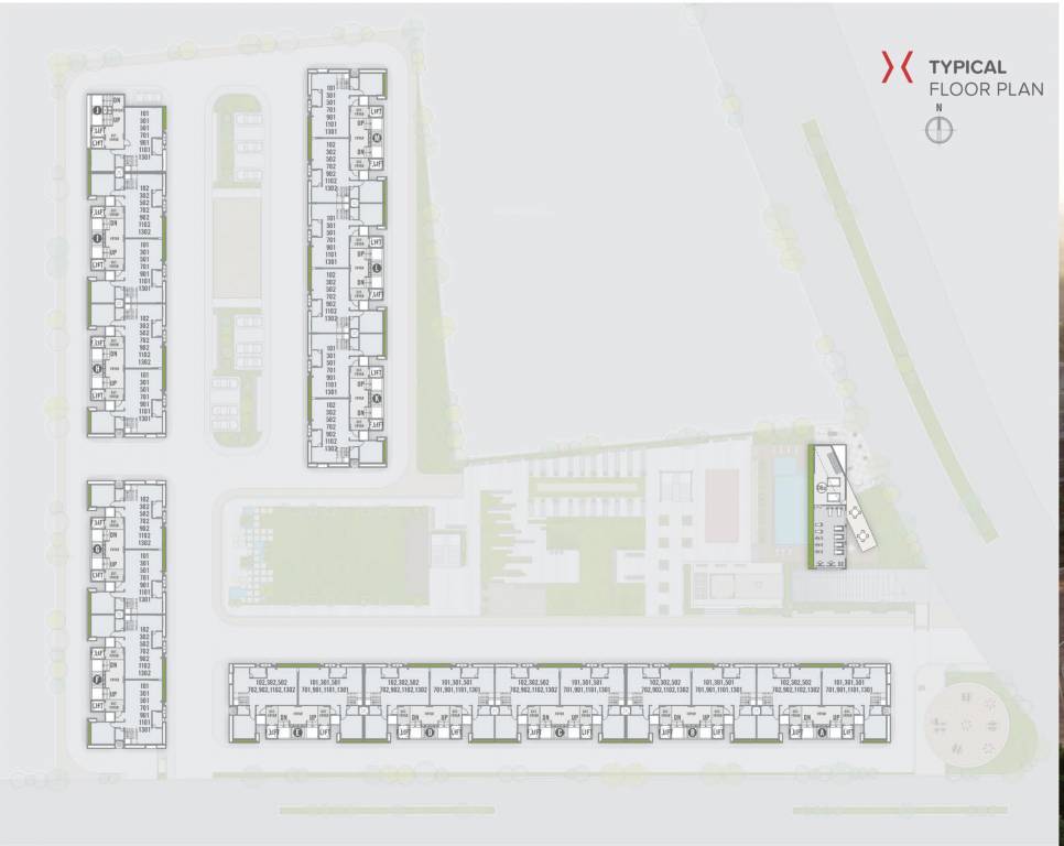  silver luxuria Tower A Cluster Plan