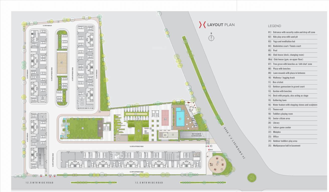  silver luxuria Layout Plan