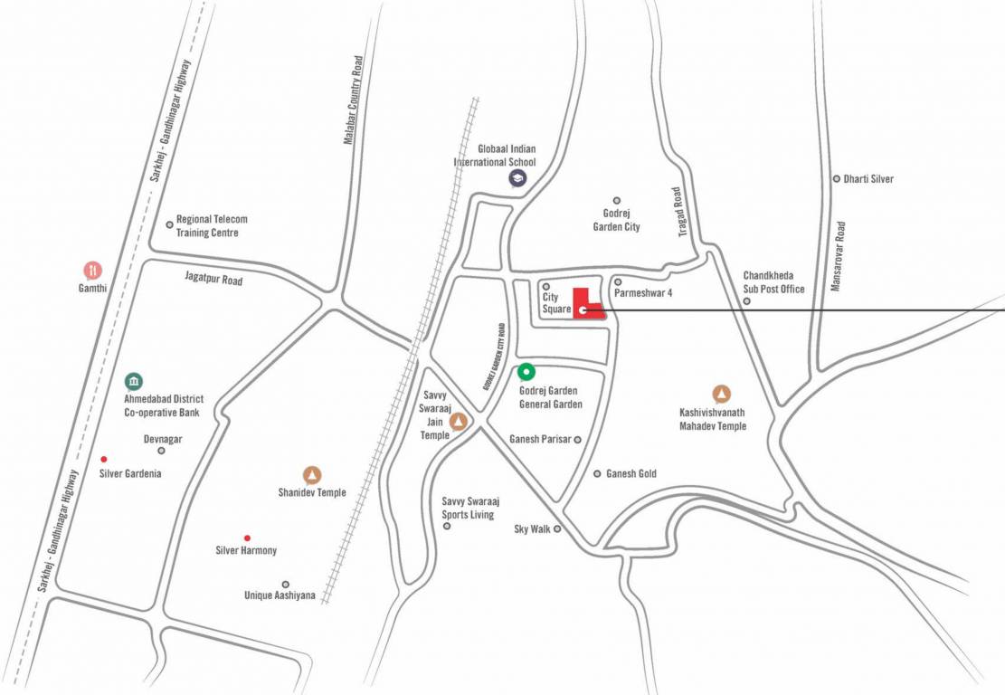  silver luxuria Location Plan