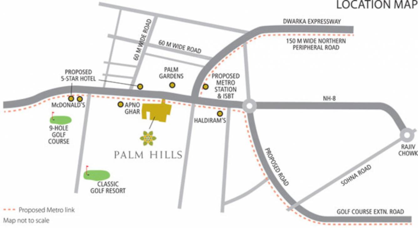 palm hills phase 1 Location Plan