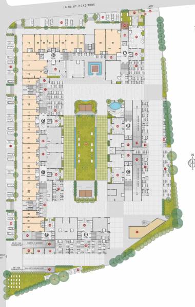  sanskruti Tower A Cluster Plan
