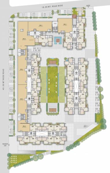  sanskruti Tower A Cluster Plan