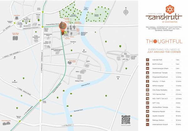  sanskruti Location Plan