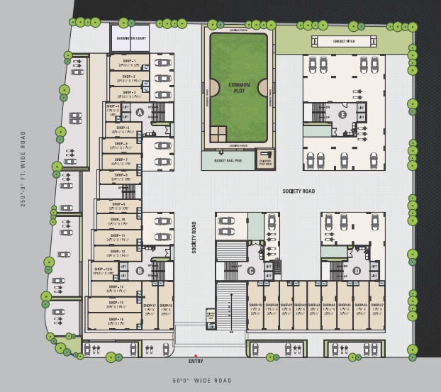  capital crown Tower A Cluster Plan