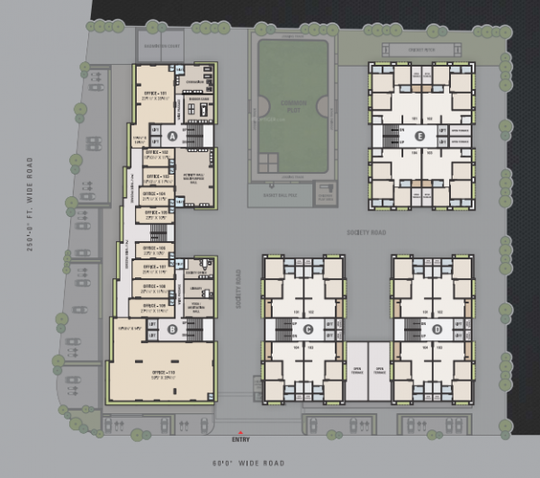  capital-crown Tower C Cluster Plan