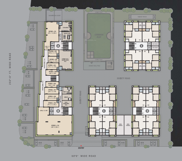  capital crown Tower C Cluster Plan