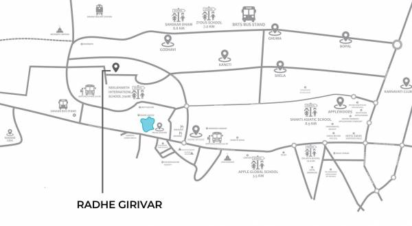 radhe-girivar Location Plan