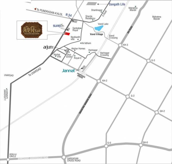  shree-hari-142 Location Plan