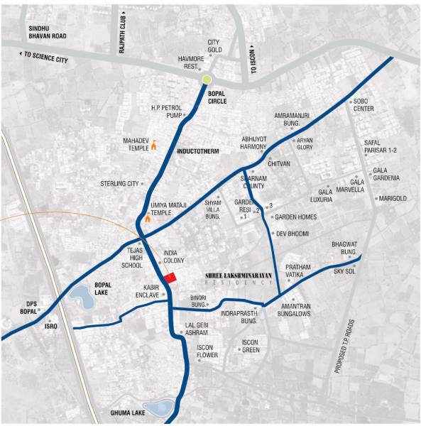  akriti-opulence Location Plan