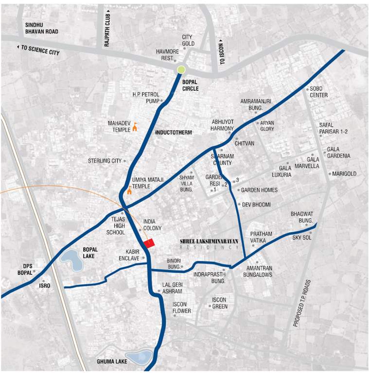  akriti opulence Location Plan