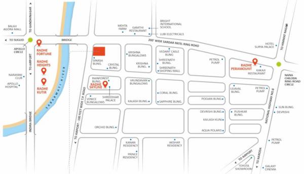  radhe-skyline-2 Location Plan