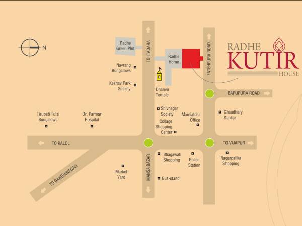  radhe-kutir-phase-2 Location Plan