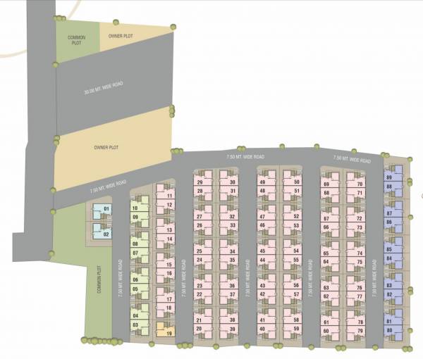  auro-aastha Layout Plan