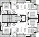 Classic Cluster Plan for typical Floor  classic Classic Cluster Plan for typical Floor