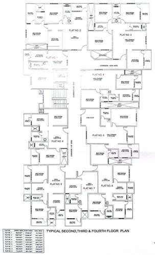  mahamaye-arcade Kemmale Mahamaye Arcade Cluster Plan from 2nd to 4th Floor