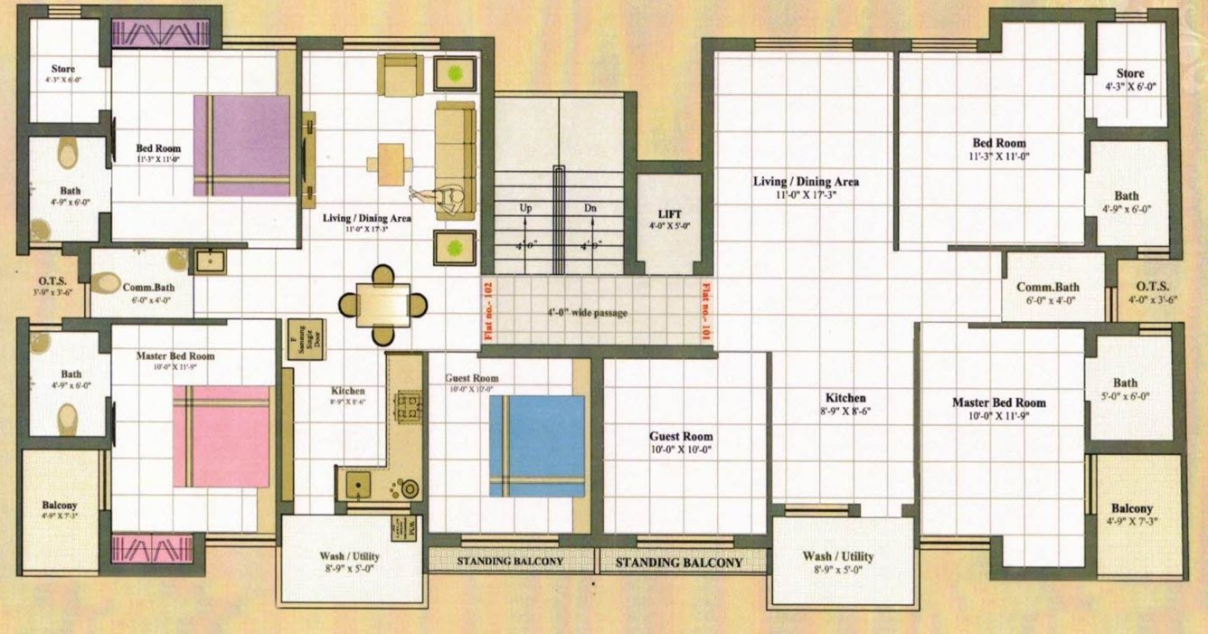  aashutosh residency Aashutosh Residency Cluster Plan
