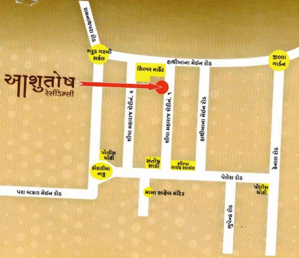  aashutosh-residency Location Plan
