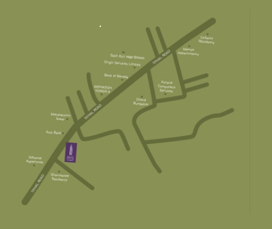  iris sky bungalows Location Plan