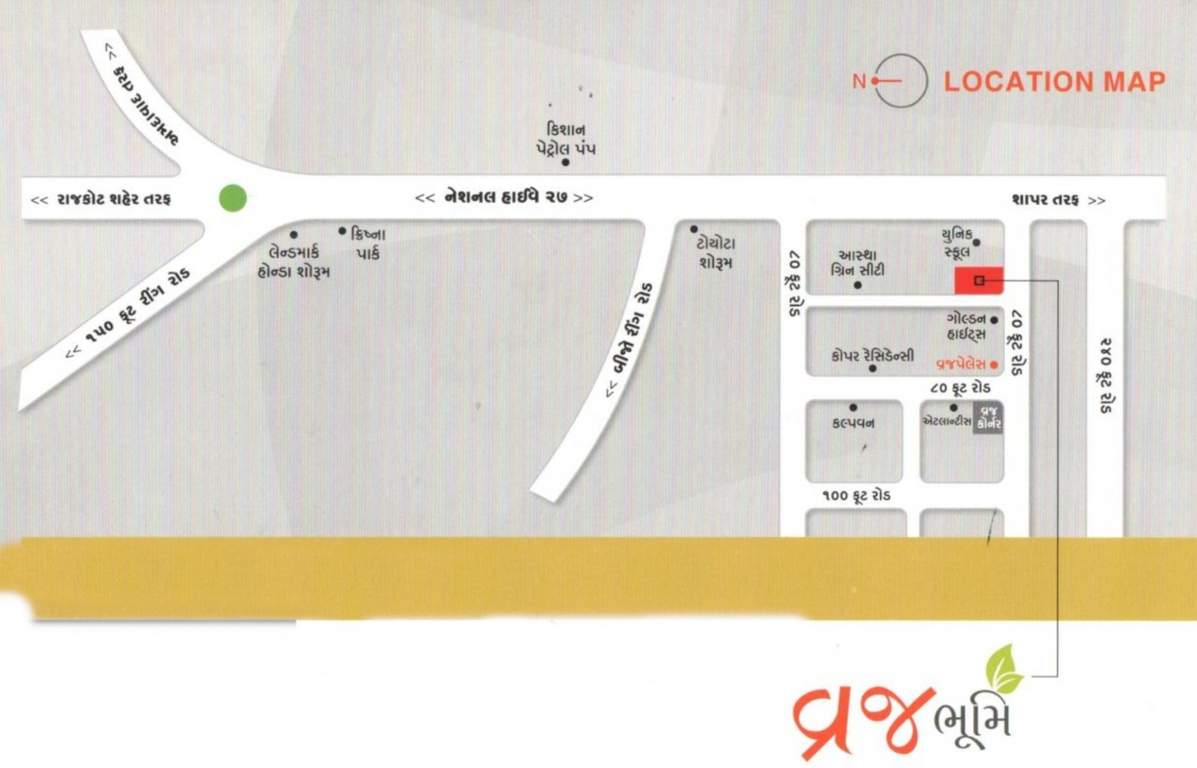  vraj bhoomi Location Plan