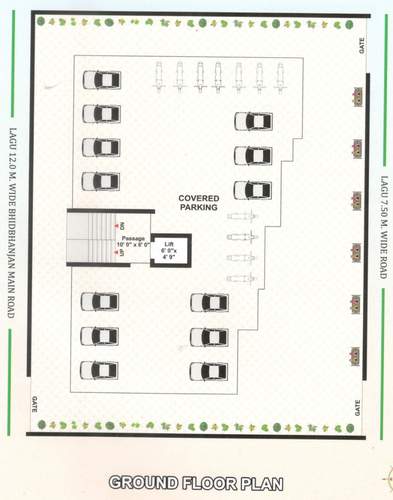  madhav-darshan-1 Madhav Darshan 1 Cluster Plan For Ground Floor