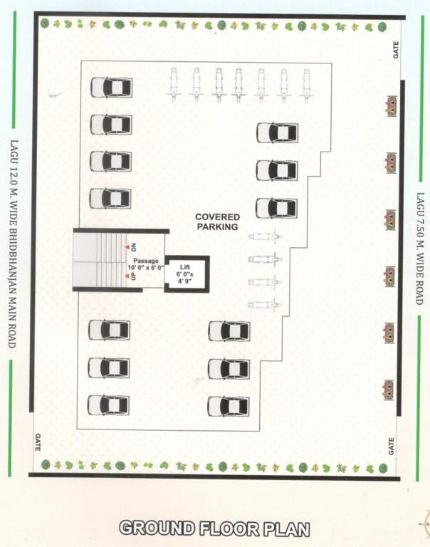  madhav darshan 1 Madhav Darshan 1 Cluster Plan For Ground Floor