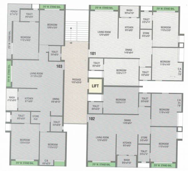  avenue Akshar Avenue Cluster Plan