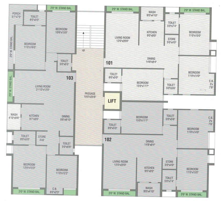  avenue Akshar Avenue Cluster Plan