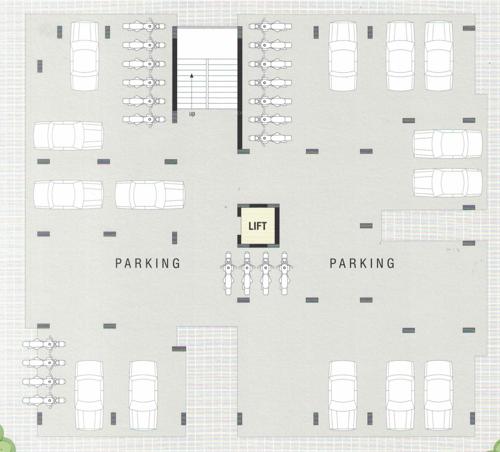  avenue Akshar Avenue Cluster Plan Of Parking