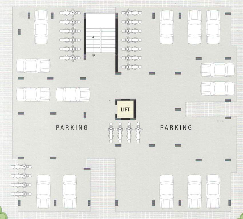  avenue Akshar Avenue Cluster Plan Of Parking