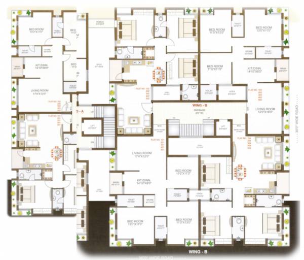  heights Wing A Cluster Plan