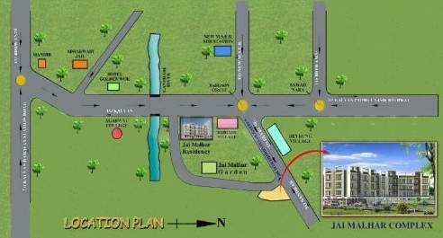  malhar complex Location Plan