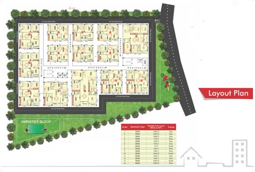  sunrise-tower Sunrise Tower Cluster Plan ForTypical Floor