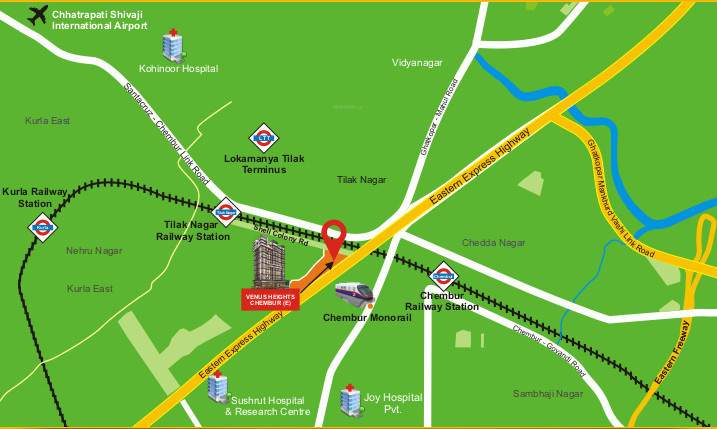  venus heights Location Plan
