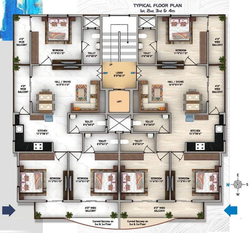 shri gajanan residency 1 Cluster Plan