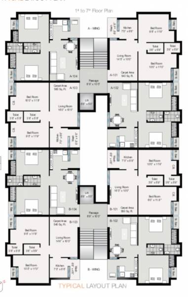  tulshipatra-niwas Layout Plan