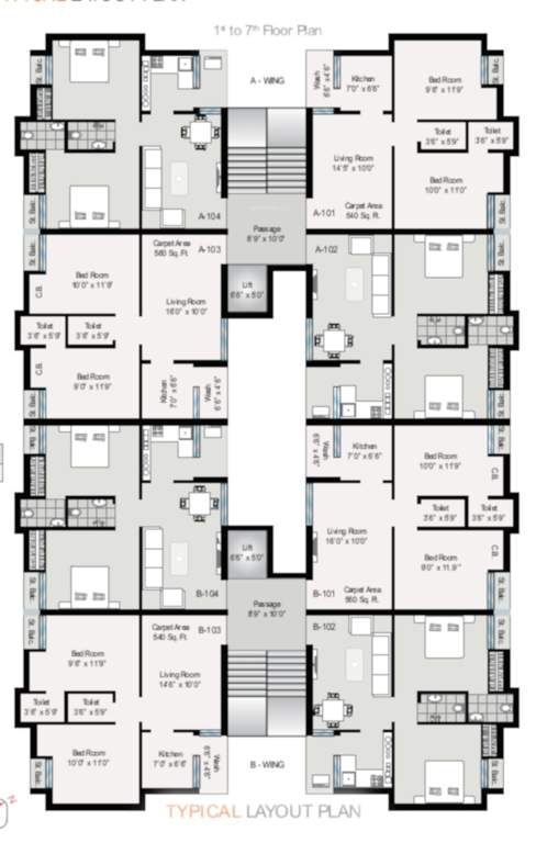  tulshipatra niwas Layout Plan