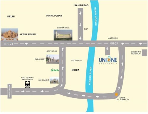  unione-residency Location Plan