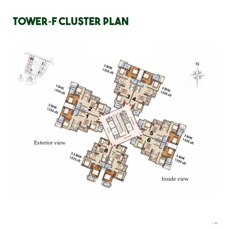  greenfield o2 homes O2 Homes F Cluster Plan