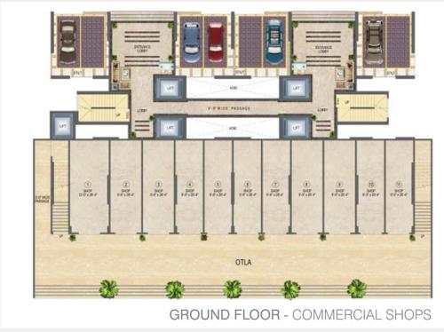  exotica-i Exotica I Cluster Plan for ground Floor