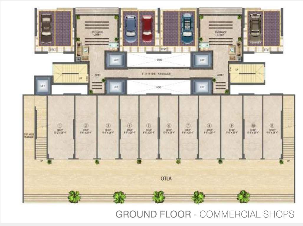  exotica i Exotica I Cluster Plan for ground Floor