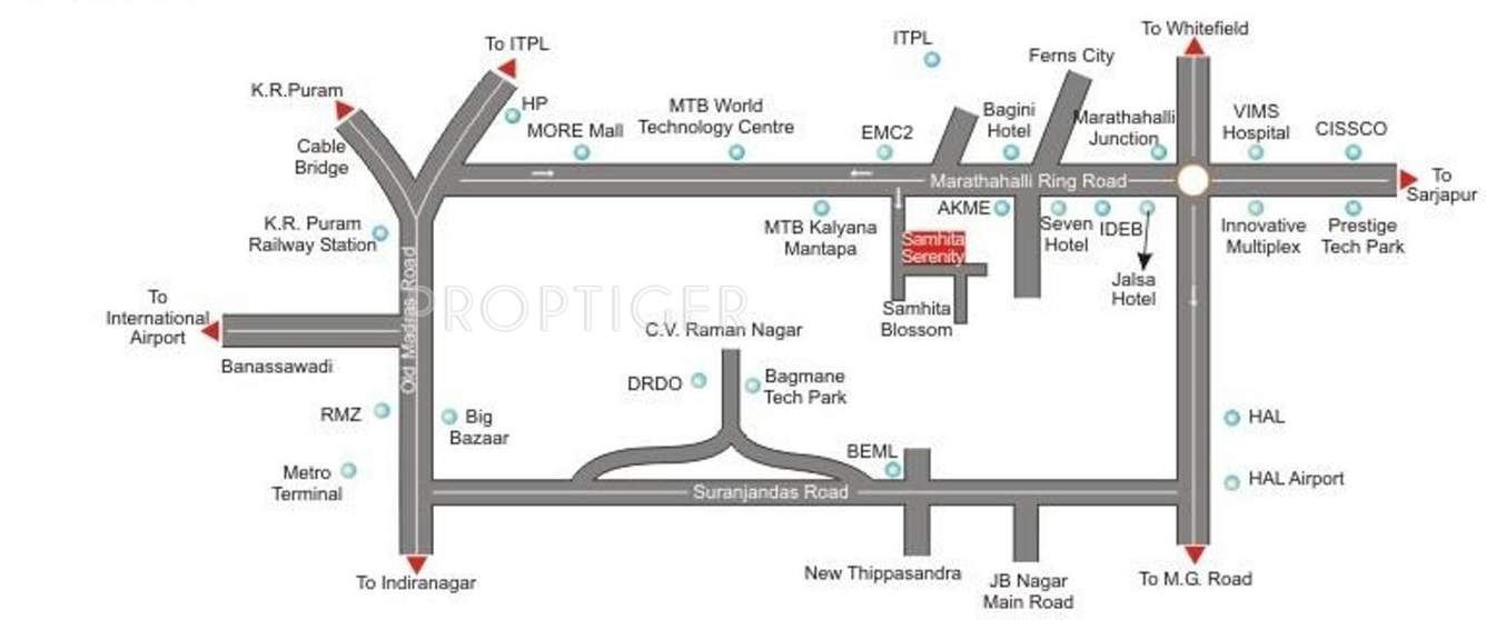  serenity Images for Location Plan of Samhita Serenity