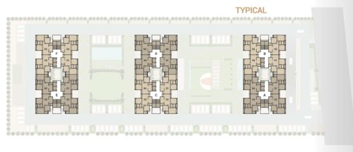  sharda-park-view Tower A Cluster Plan from 1st to 14th Floor