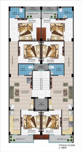  homes Krishna Homes Cluster Plan