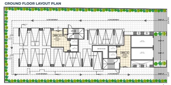  shree-suryodaya Wing A And Wing B Cluster Plan